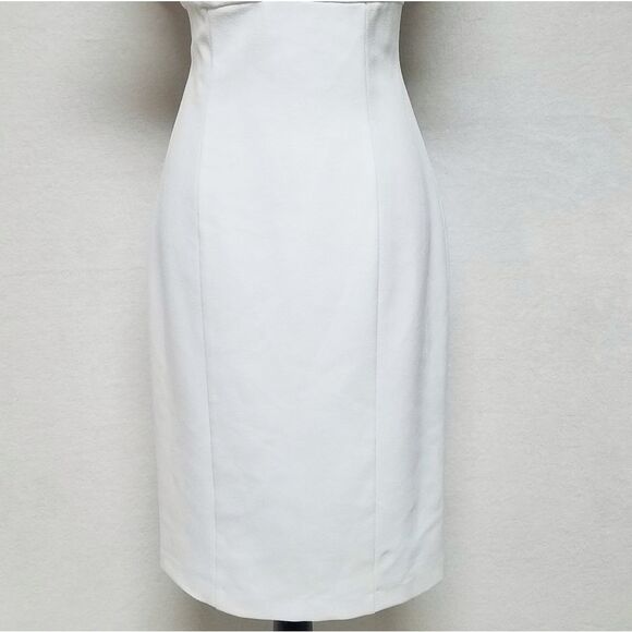 VINCE Camuto White Off-the-Shoulder Midi Dress - Picture 8 of 16